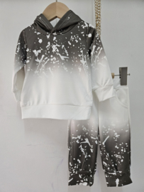 Paint Splash Hoodie Jogger Set (verzenddatum 9 okt)