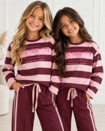 New York Urban Rhythms Longsleeve - roze/bordeaux