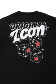 Icon dice set - zwart