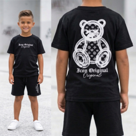 Icon Bear Summer Set - zwart