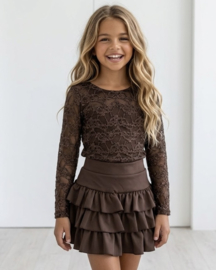 Lace Top - bruin