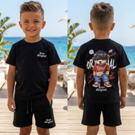 Icon rebel bear set - zwart