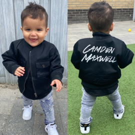 Black boys jacket (gepersonaliseerd)