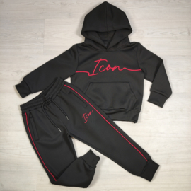 ICON Script Line Joggingpak - zwart