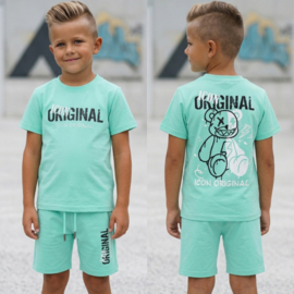 Urban bear Icon set - mint