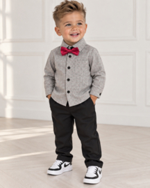 Tiny tux set - grijs