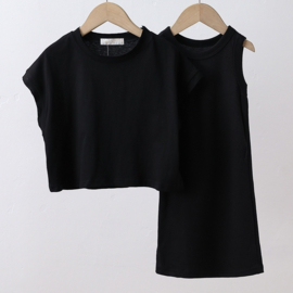 Dress & shirt - zwart