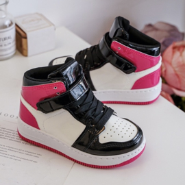 Shine on sneakers - fuchsia