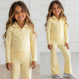 Sunny days zip set - geel