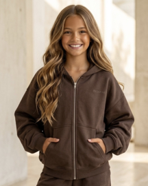 Urban Brown Zip Hoodie