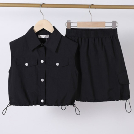 Skirt & Tough set - zwart