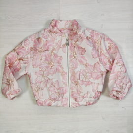 Soft Pink Floral Statement Jacket