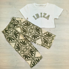 Ibiza green splash set