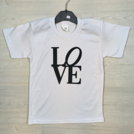 Love white tee