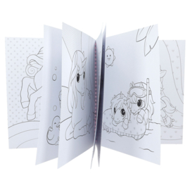 Ylvi kleurboek met eenhoorn pailletten
