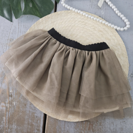 Tiny Tule Skirt - Beige 