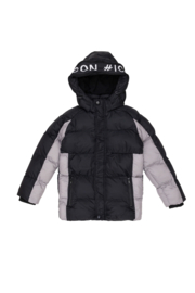 Icon black/grey puffer jacket (verzenddatum 16 okt)