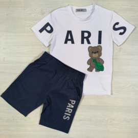 Paris bear set - wit