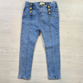 Golden button jeans