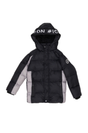 Icon black/grey puffer jacket (verzenddatum 16 okt)