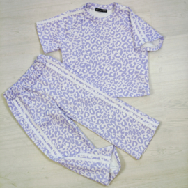 Leo stripes set - lila