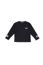 Icon varsity 67 longsleeve - zwart
