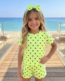 Neon Dot Summer Set - geel