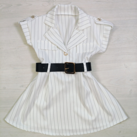 White Sophisticated Mini Dress