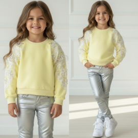 Your shiny sweater - geel