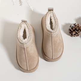 Cozy slides (twinning) - beige