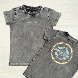 Super cool washed tee - Black