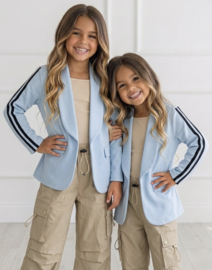 Sport Stripe Chic Blazer - blauw