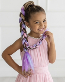 Mermaid haar - paars/roze/lila