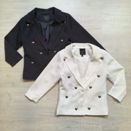 Meisjes hartjes blazer