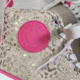 Smiley Leopard High Sneakers