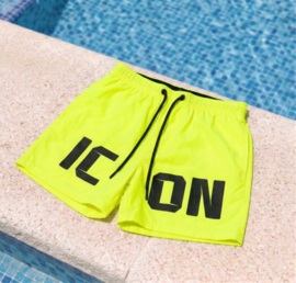 Bold Icon zwembroek - neongeel