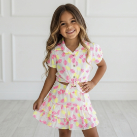 Tropical Leaf Girls Set