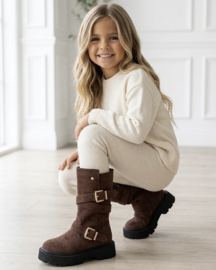Urban Buckle Boots - bruin