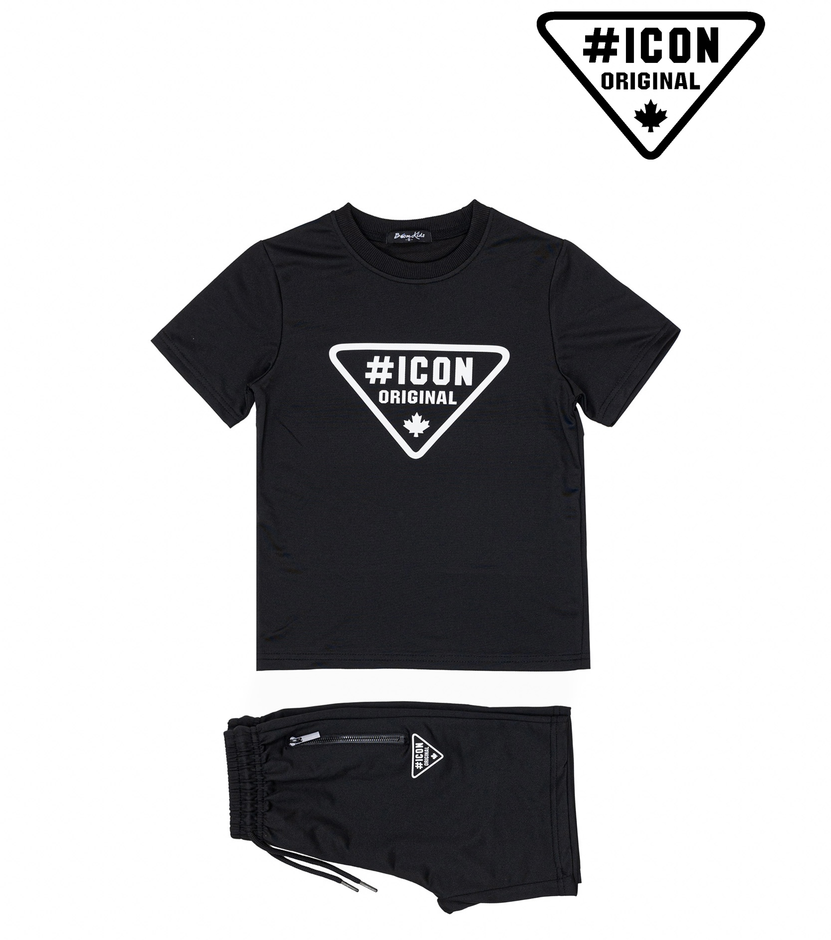 Icon triangle boys set - zwart