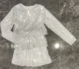 The holiday dress - silver
