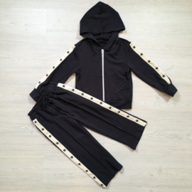 Hooded star set - black