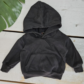 Black hooded sweater