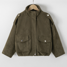 Urban Suède Jacket - Legergroen