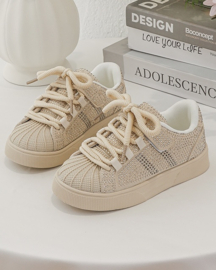Shine bright sneakers - beige