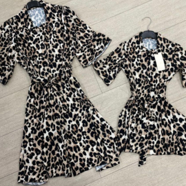 Blouse dress leopard - Mommy & me