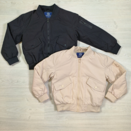 Beige or black boys bomber