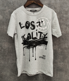 Lost reality boys tee- grijs