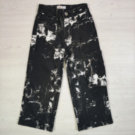 Your Marble Wash Cargo Jeans - zwart