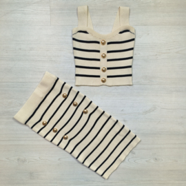 Your striped skirt set