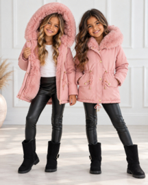 Girls winter parka - roze